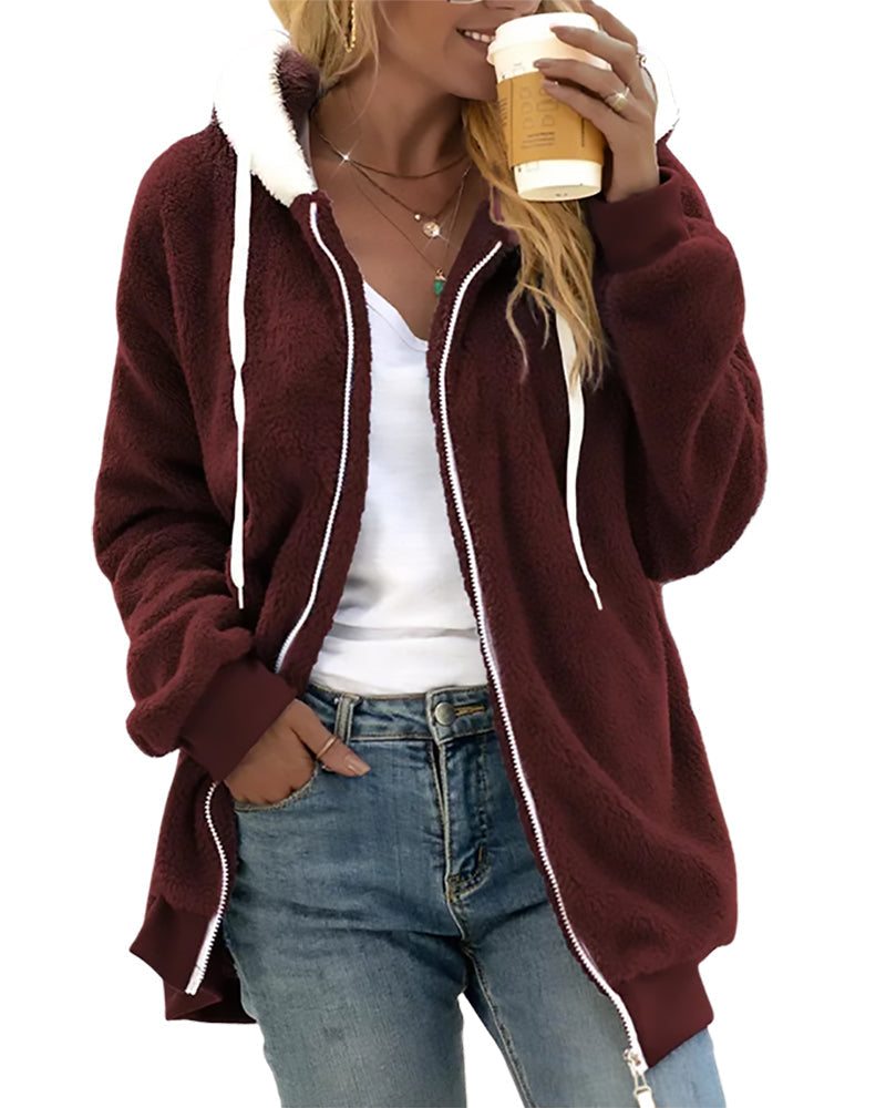 Theresa | Fleece Zip Hoodie