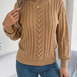 Marissa | Textured Cable-Knit Sweater