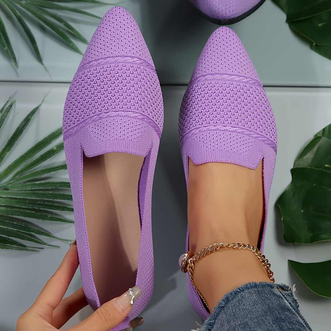 Delia | Pointed Comfort Flats