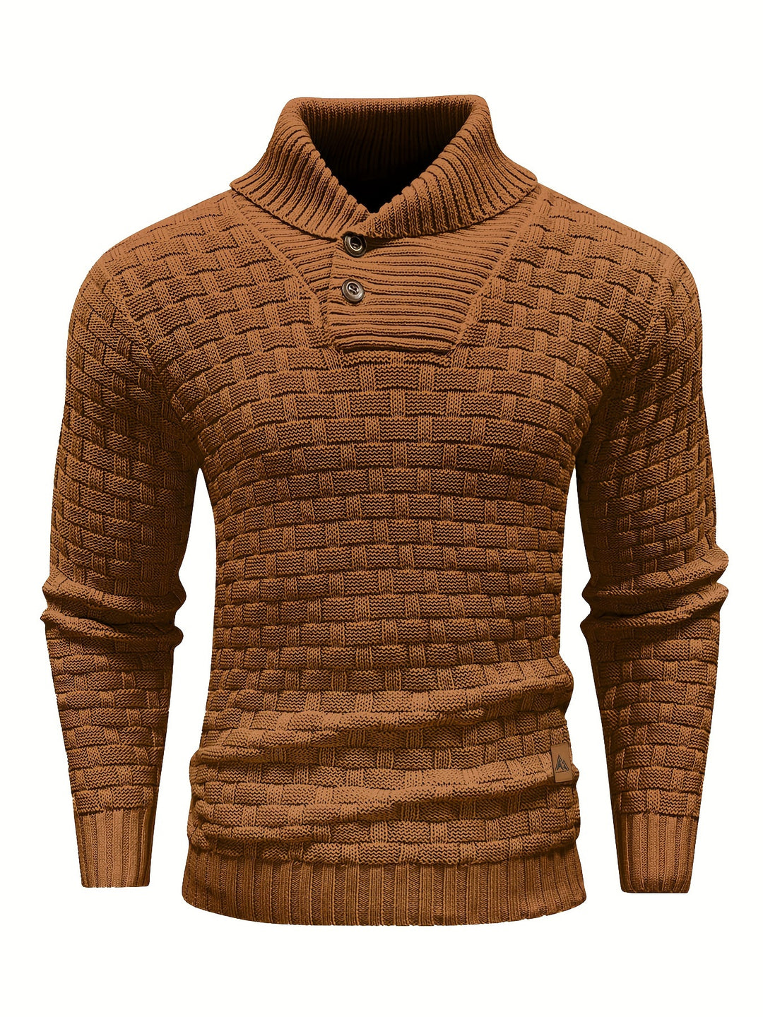 Malcolm | Textured Shawl-Collar Sweater