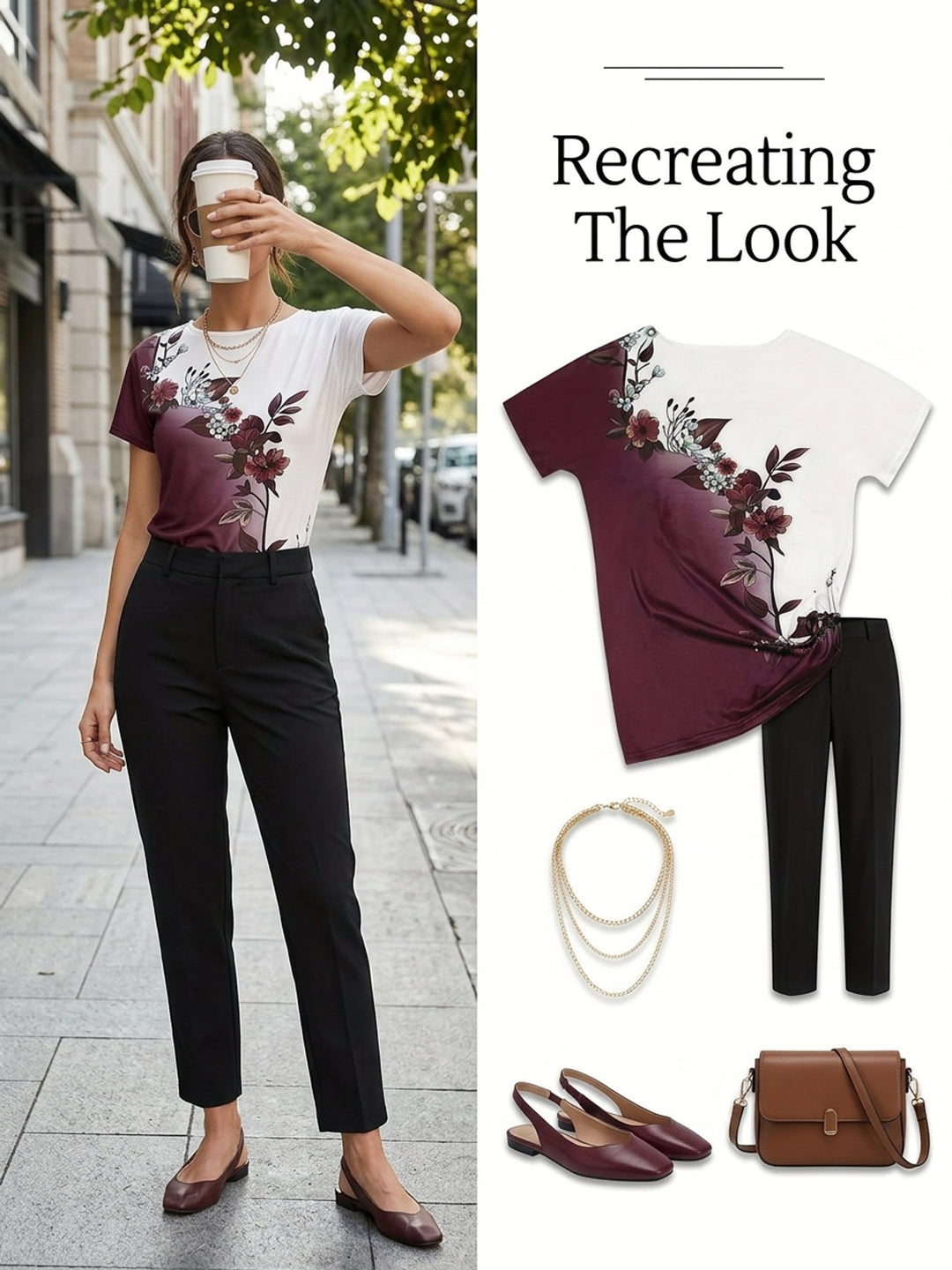Meredith | Floral Gradient Top