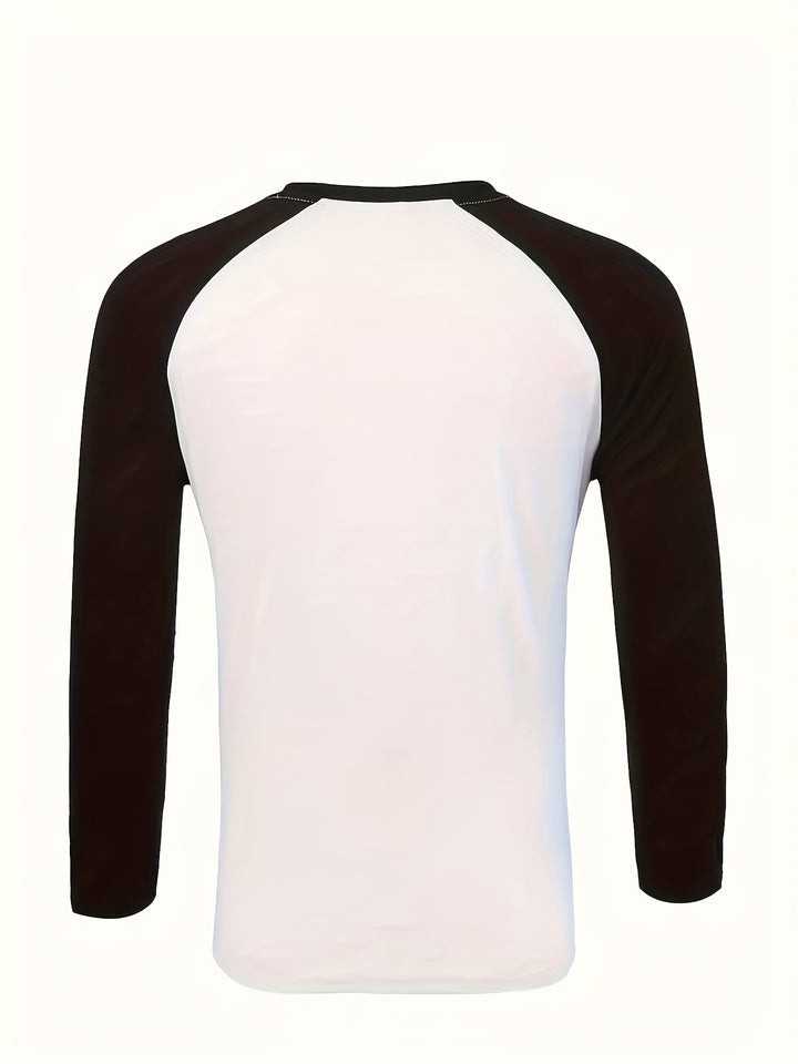 Roman | Two-Tone Raglan Long Sleeve Top