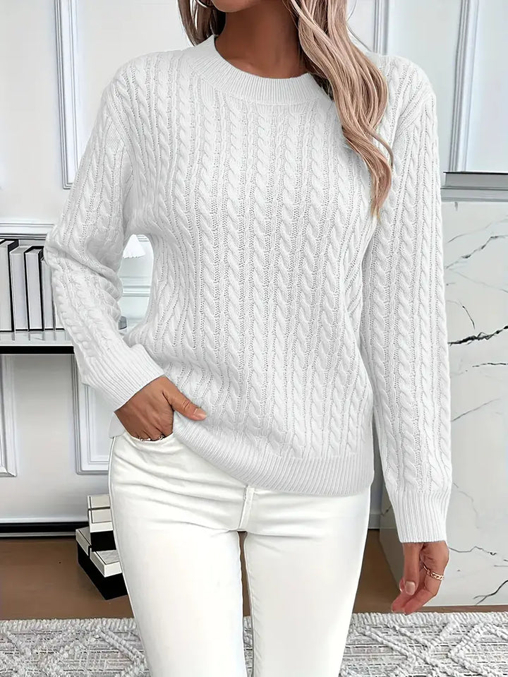 Eliana | Classic Cable Knit Sweater