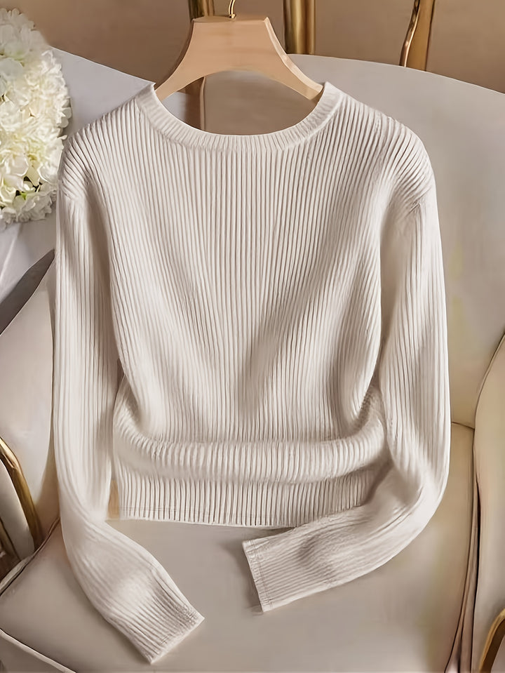 Sylvia | Refined Ribbed Top