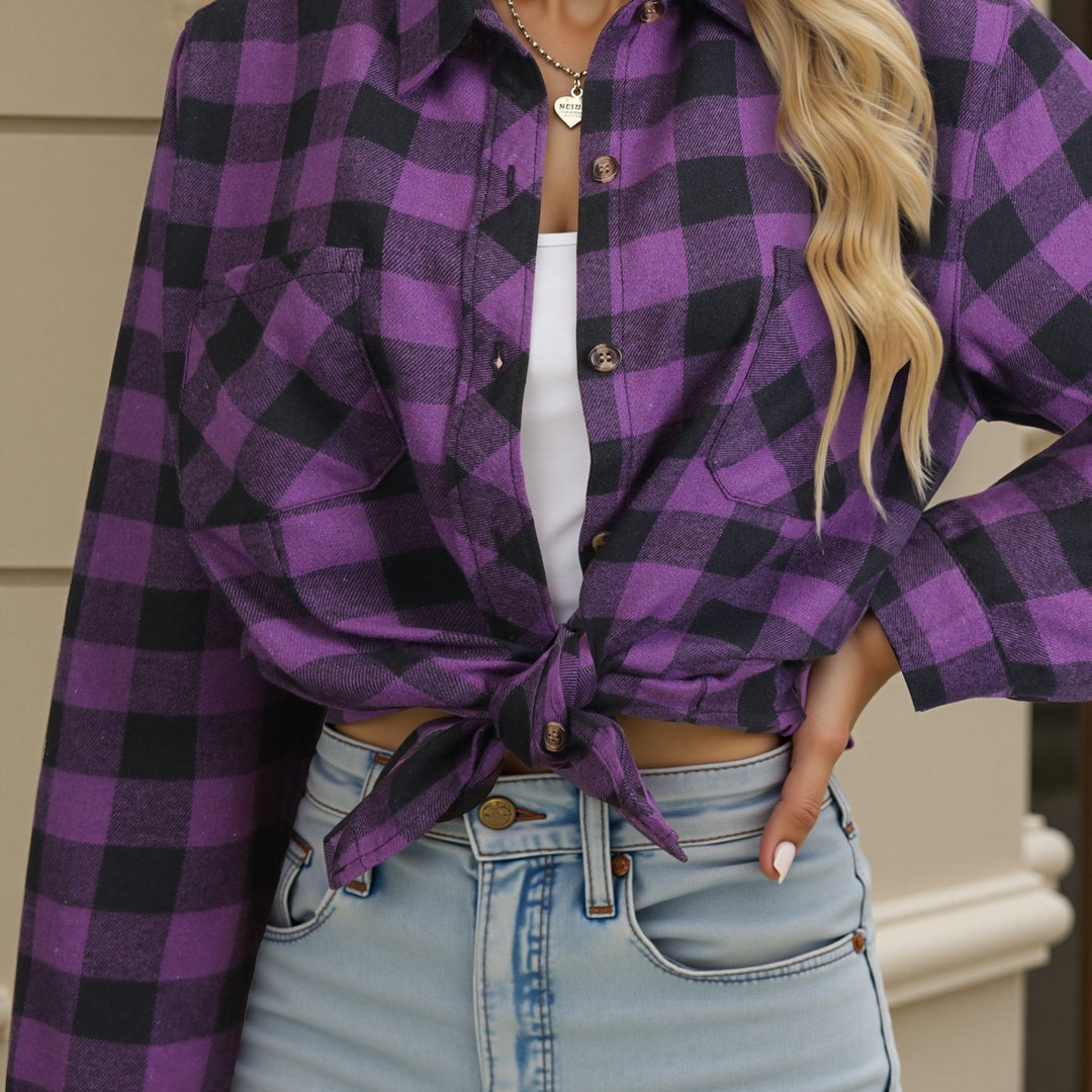 Autumn | Relaxed Checked Button-Up Shirt