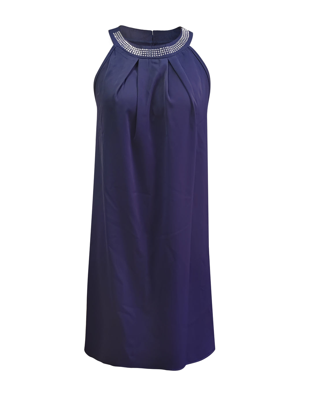 Beverly | Embellished Neckline Shift Dress