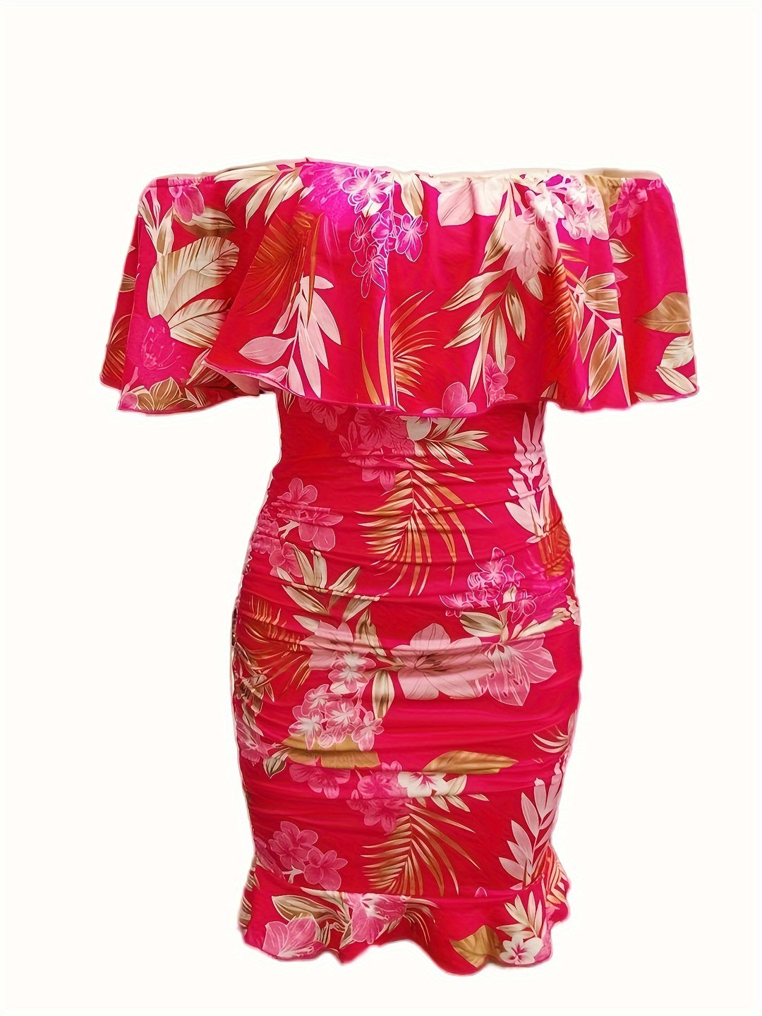 Yvonne | Off-Shoulder Ruffle Dress
