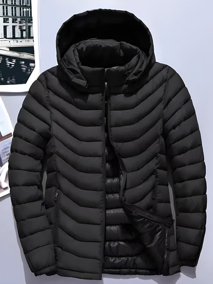 Silas | Hooded Quilted Puffer Jacket