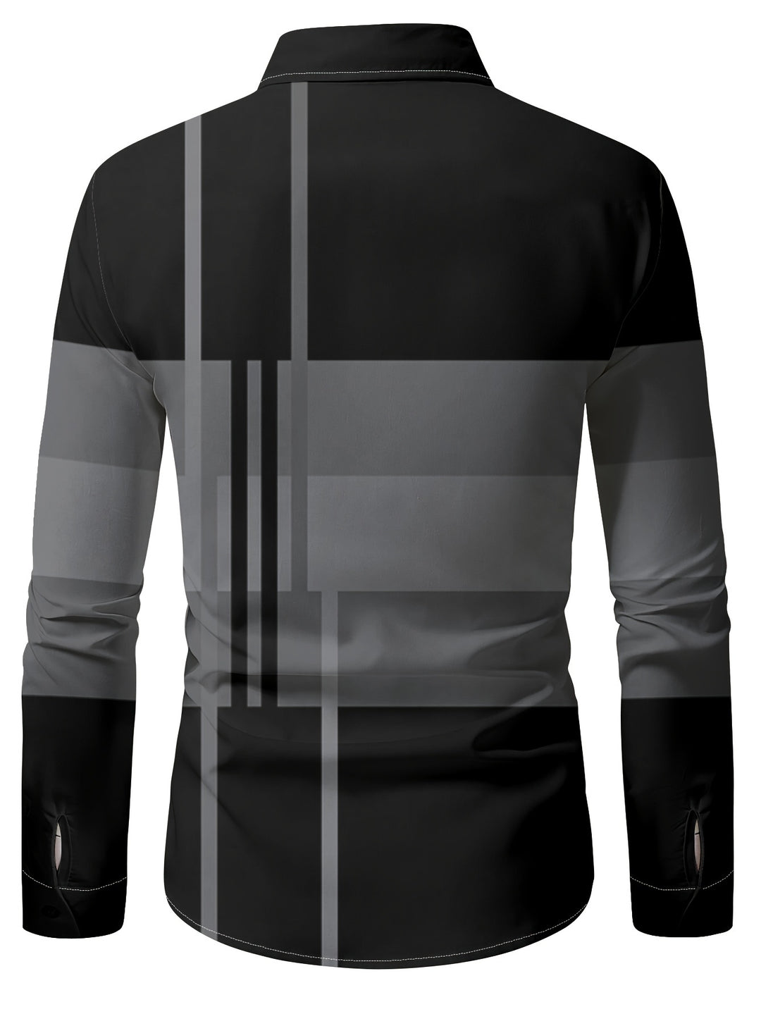 Nathan | Refined Colorblock Button-Up Shirt