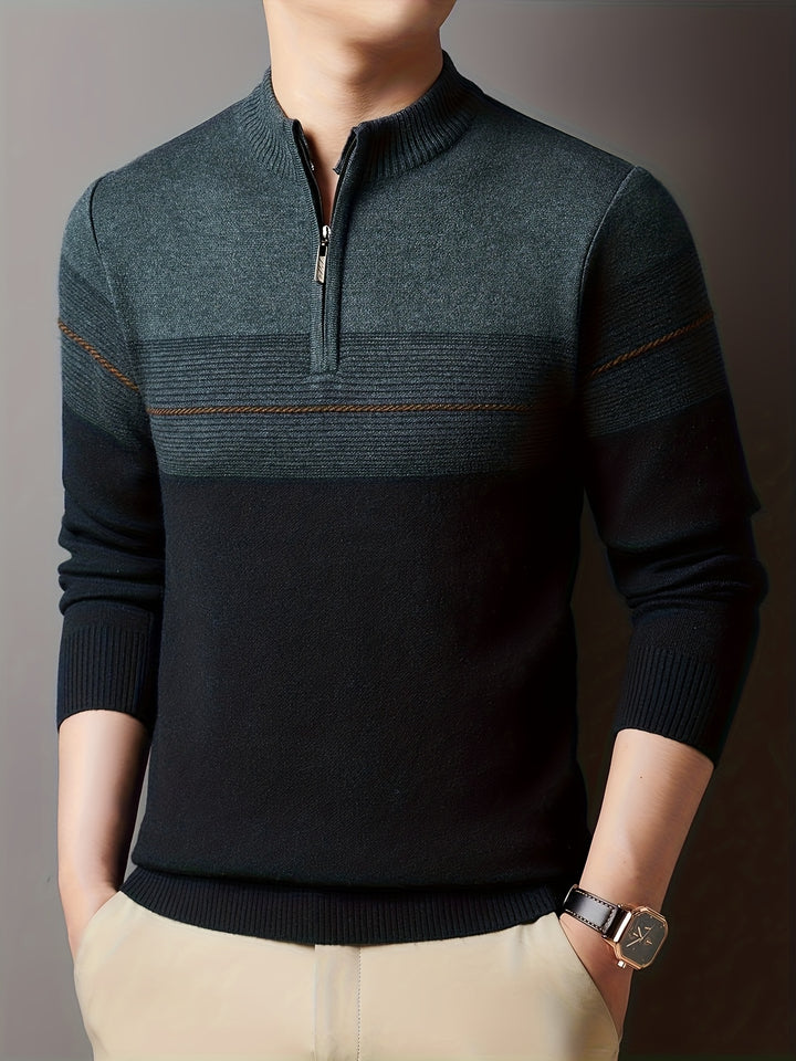 Gerard | Refined Zip-Neck Sweater