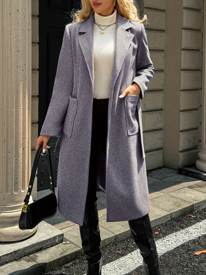 Loretta | Belted Longline Coat