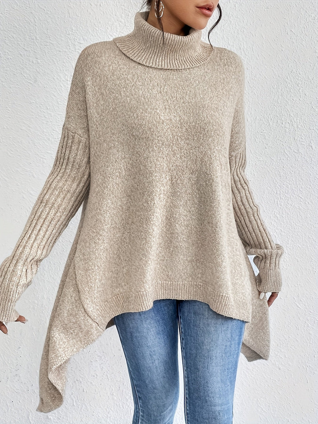 Laila | Oversized Turtleneck Sweater