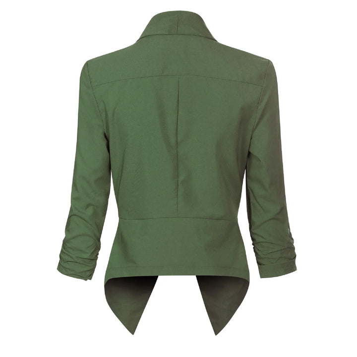 Gabrielle | Open-Front Draped Blazer
