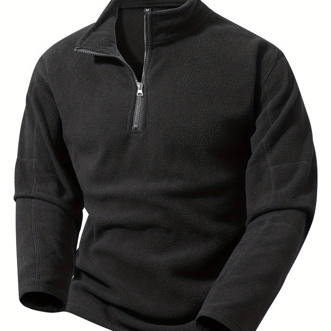 Foster | Stand-Collar Half-Zip Pullover