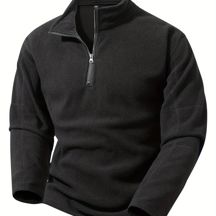 Foster | Stand-Collar Half-Zip Pullover
