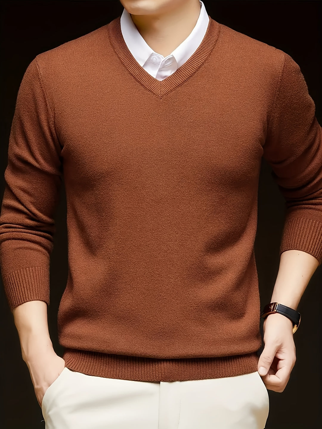 Alexander | Refined V-Neck Sweater