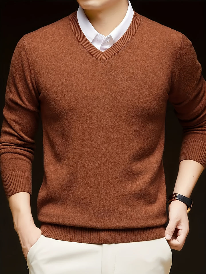 Alexander | Refined V-Neck Sweater