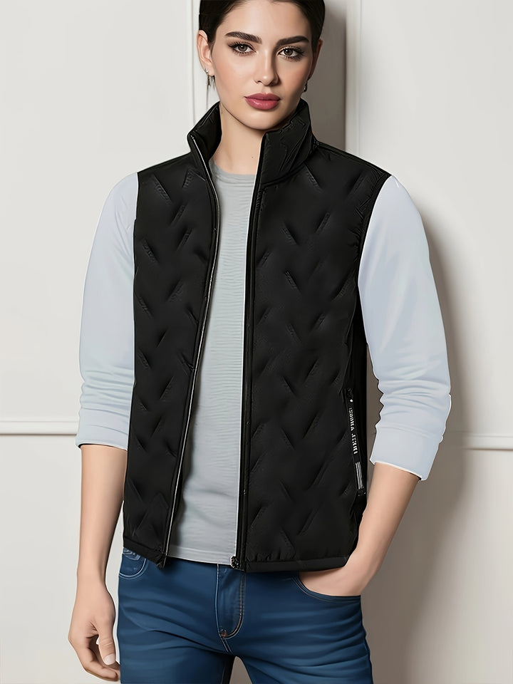 Reuben | Cozy Stand-Collar Vest
