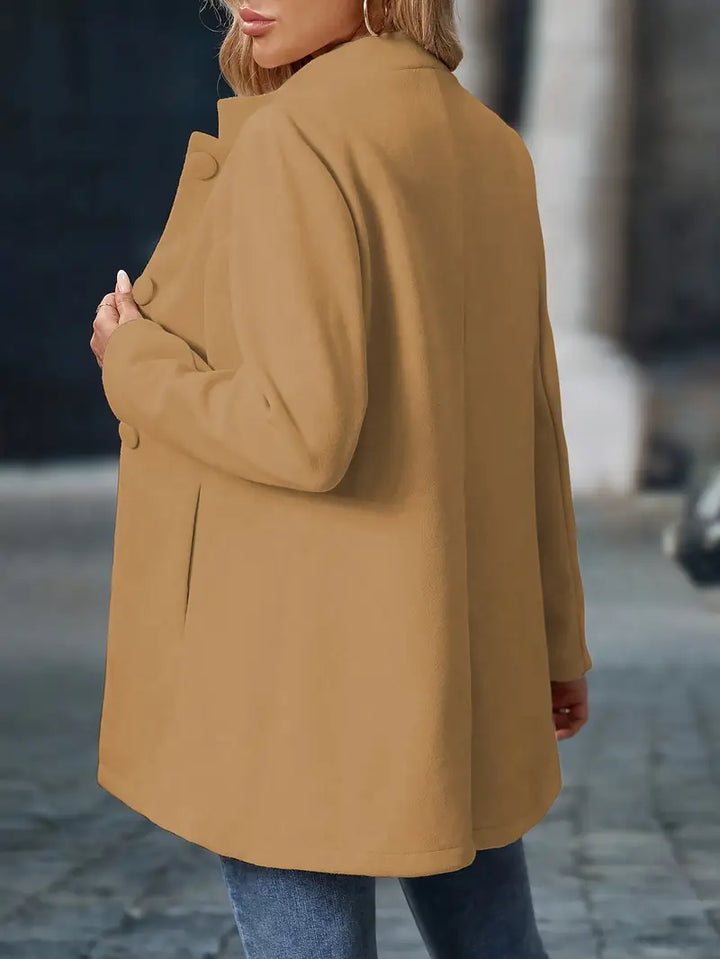 Camilla | Elegant Stand-Collar Coat