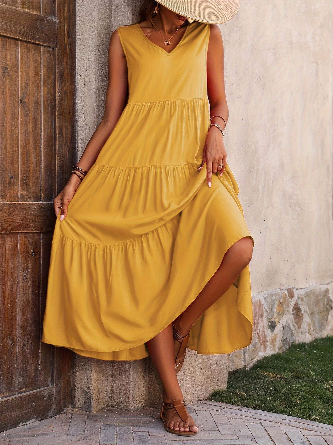 Marlena | Flowing Tiered Maxi Dress