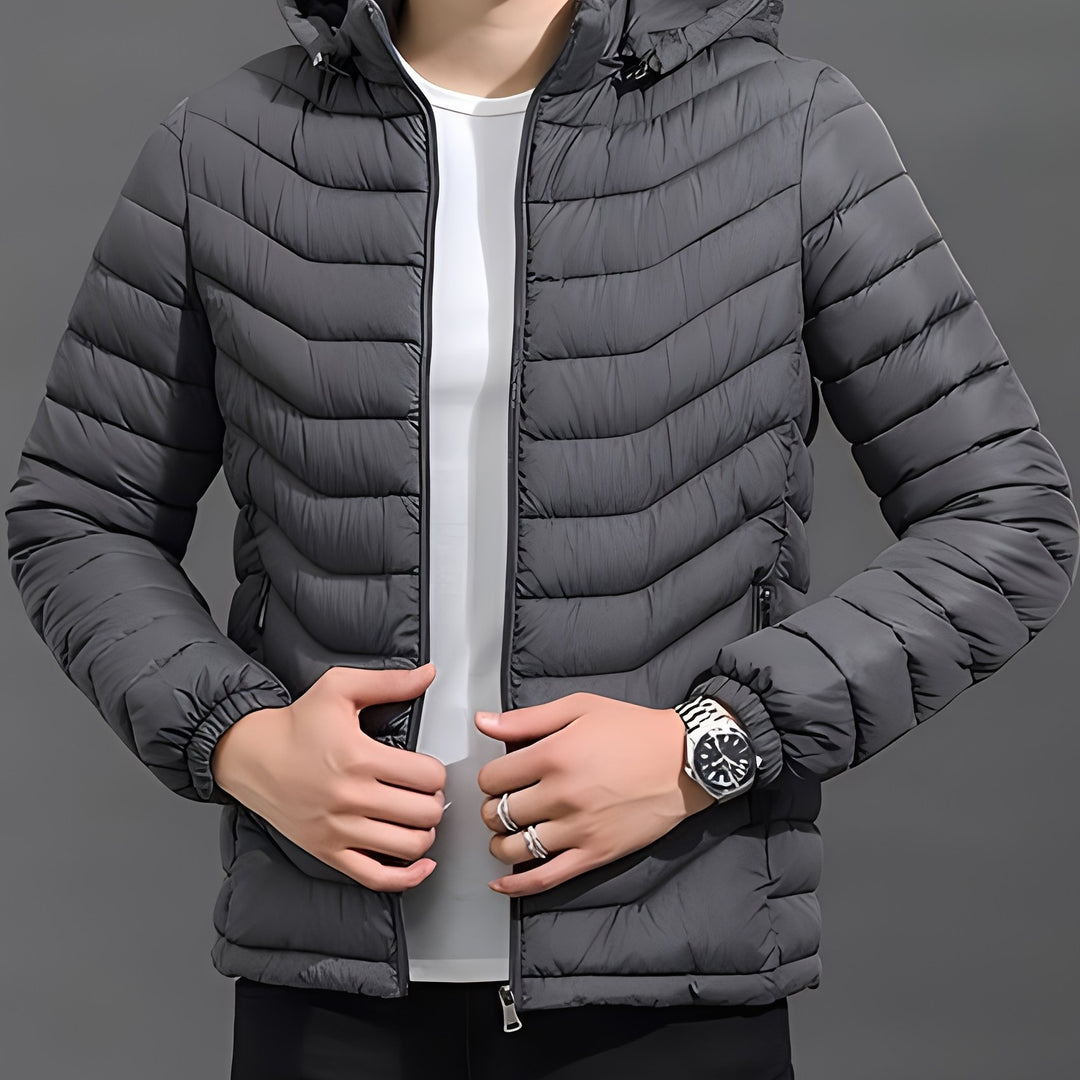 Silas | Hooded Quilted Puffer Jacket
