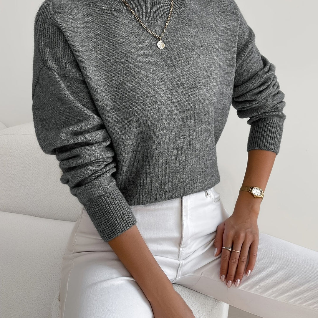 Annika | Refined Mock Neck Sweater