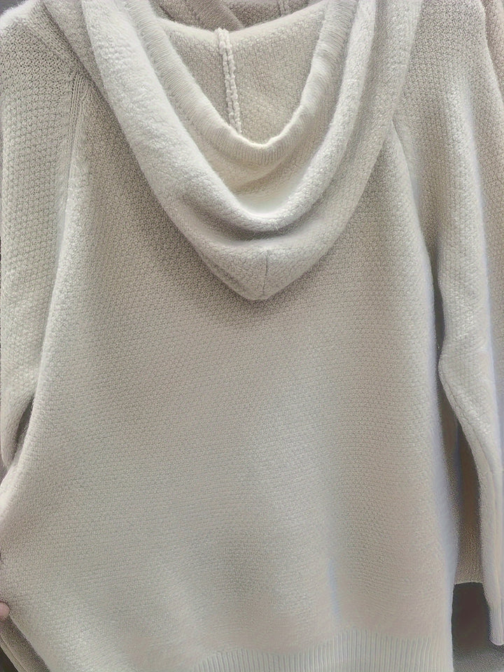 Sylvie | Cozy Hooded Zip Cardigan
