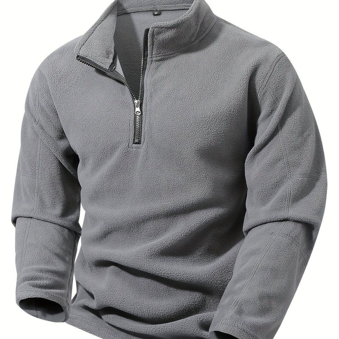 Foster | Stand-Collar Half-Zip Pullover