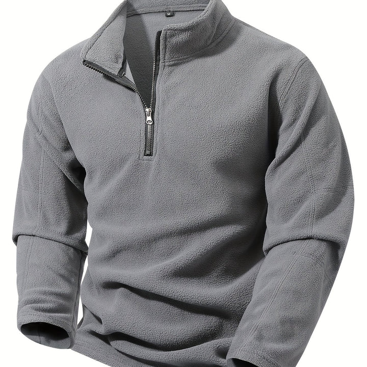 Foster | Stand-Collar Half-Zip Pullover