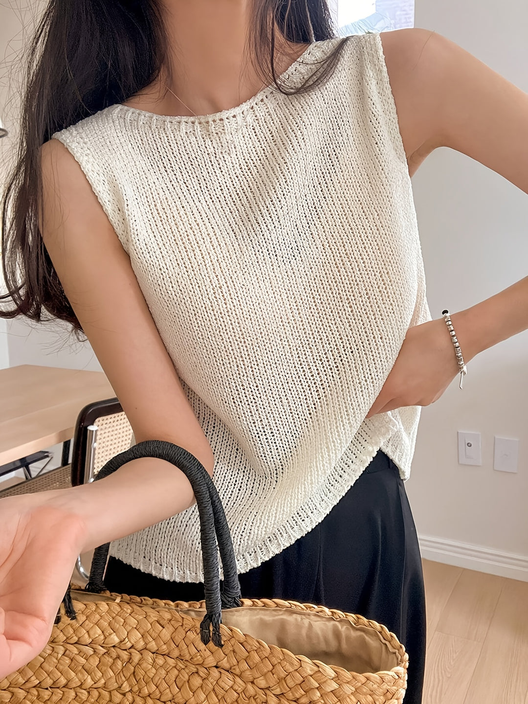 Willa | Relaxed Sleeveless Knit Top