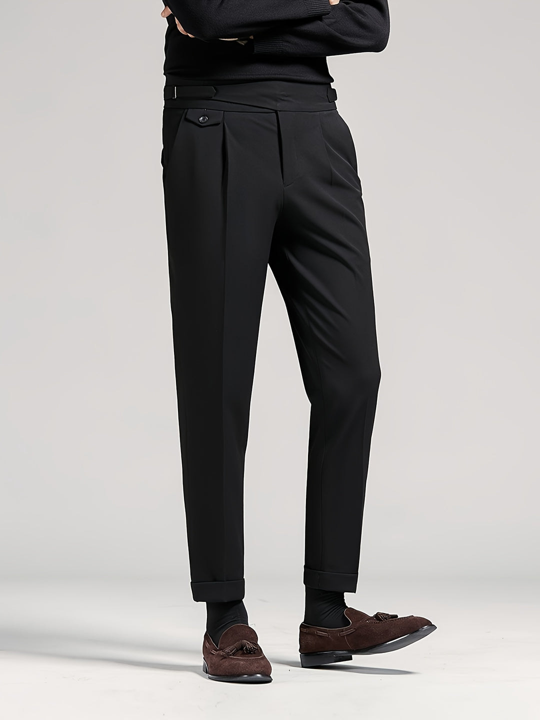 Alaric | Tailored Pleated Trousers
