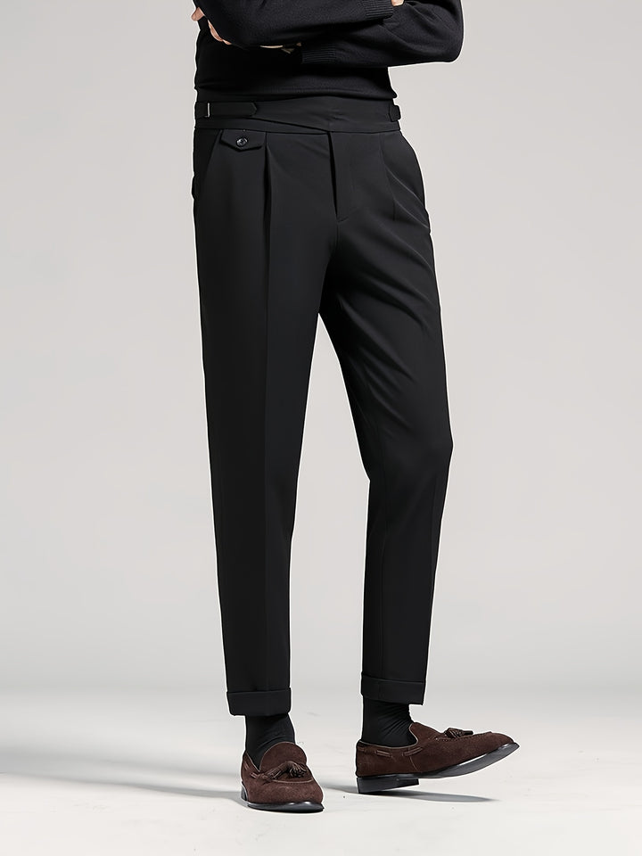 Alaric | Tailored Pleated Trousers