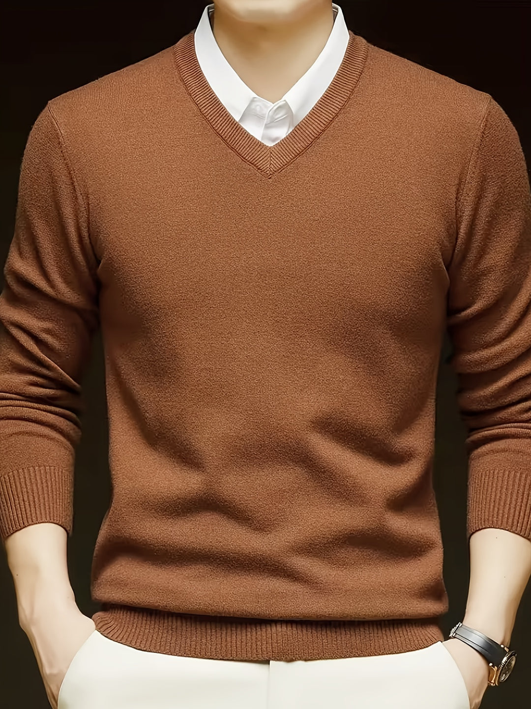 Vincent | Refined V-Neck Sweater