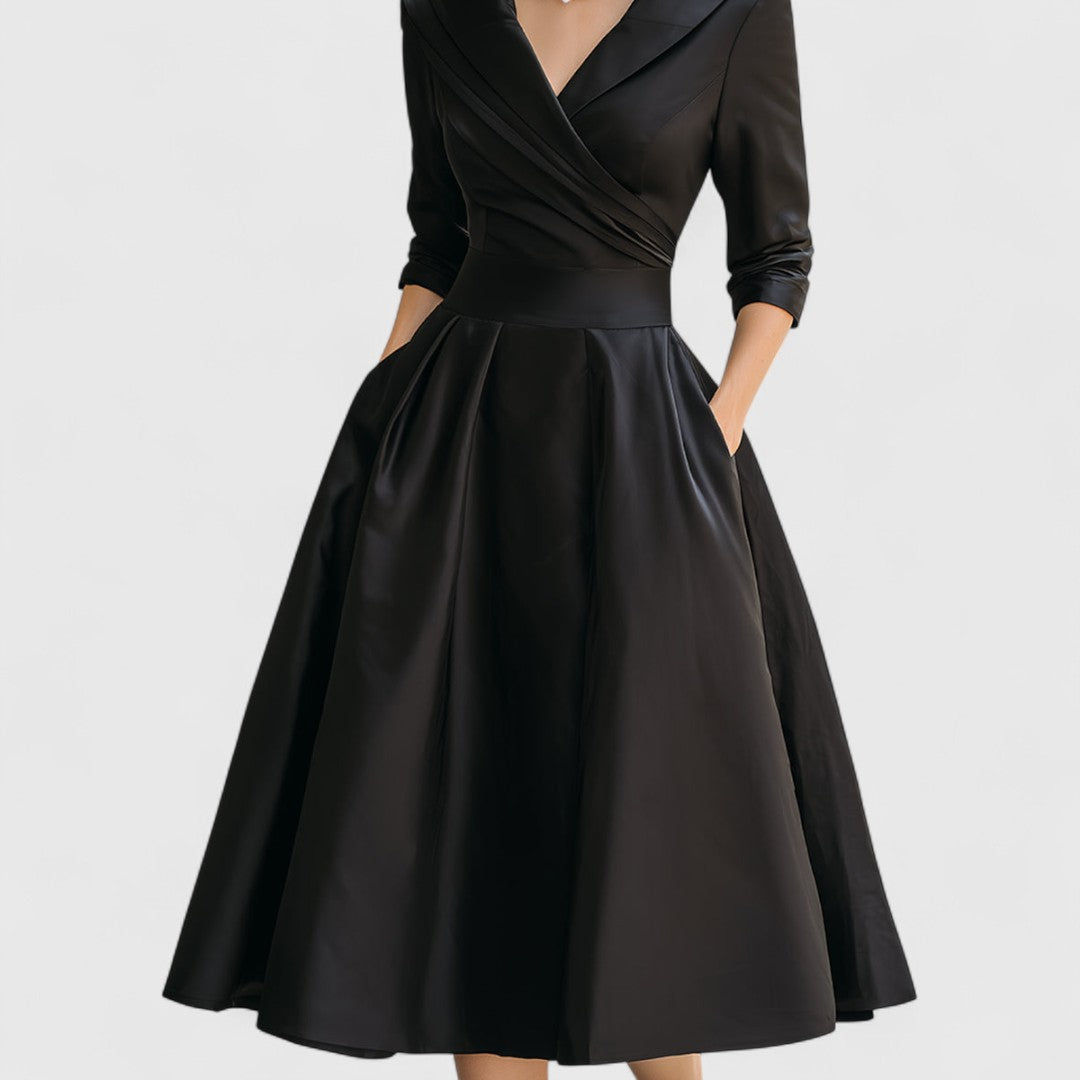 Ashley | Elegant Silhouette Midi Dress