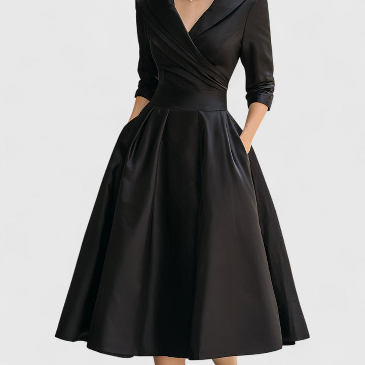 Ashley | Elegant Silhouette Midi Dress