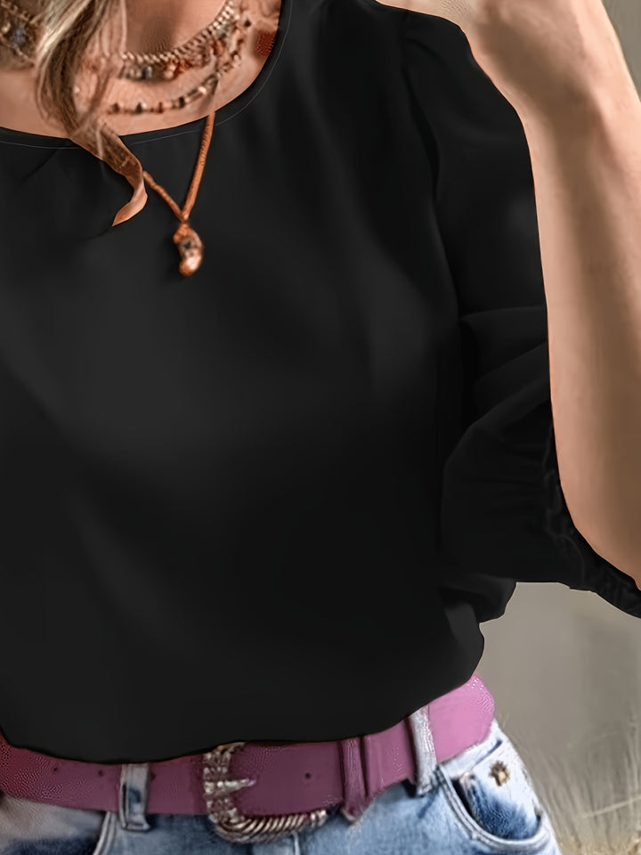 Maren | Refined Puff-Sleeve Blouse