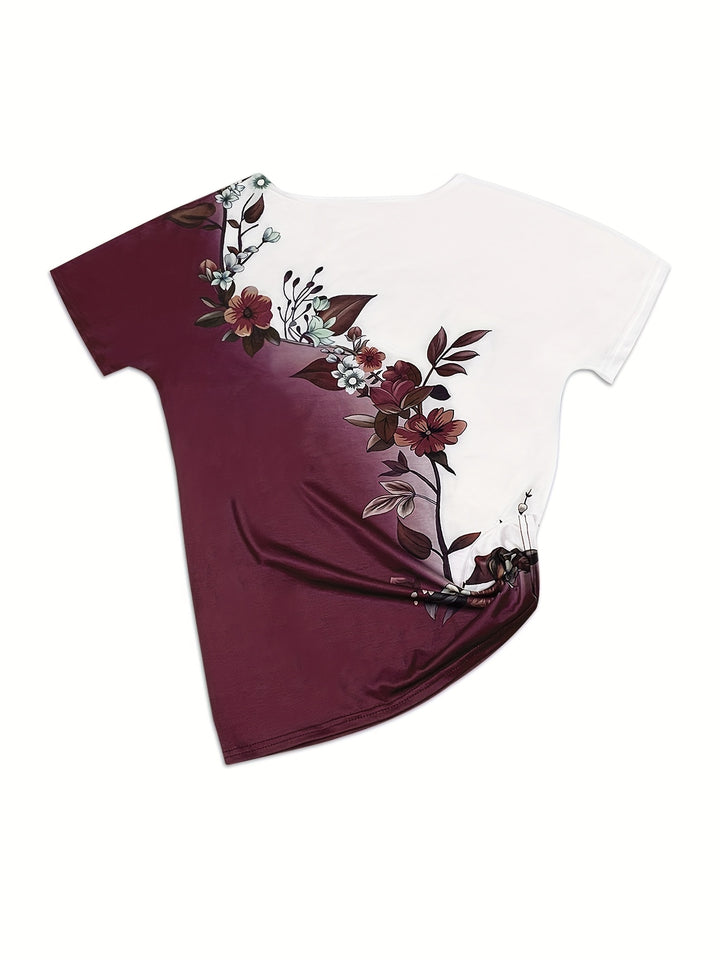 Meredith | Floral Gradient Top