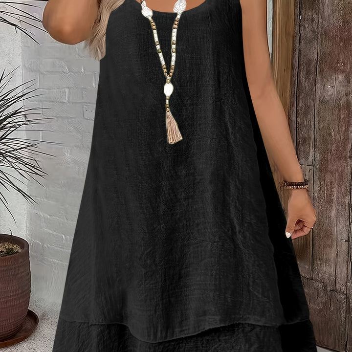 Adriana | Flowing Layered Beach Dress