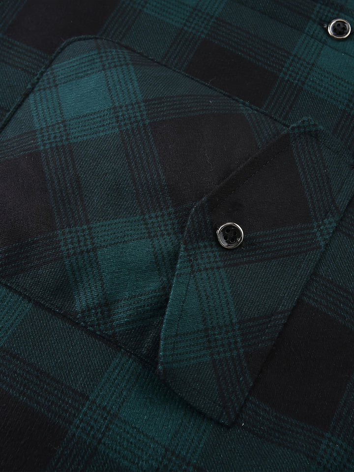 Clayton | Hooded Plaid Overshirt