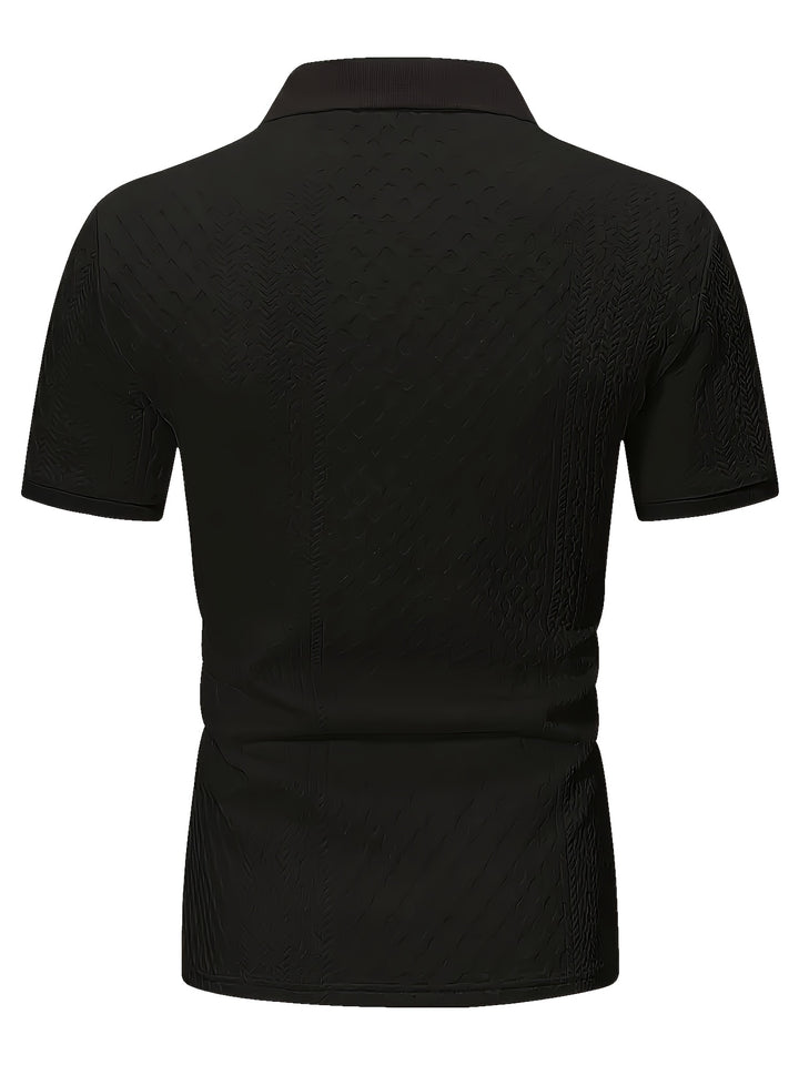 Sawyer | Textured Knit Polo Shirt