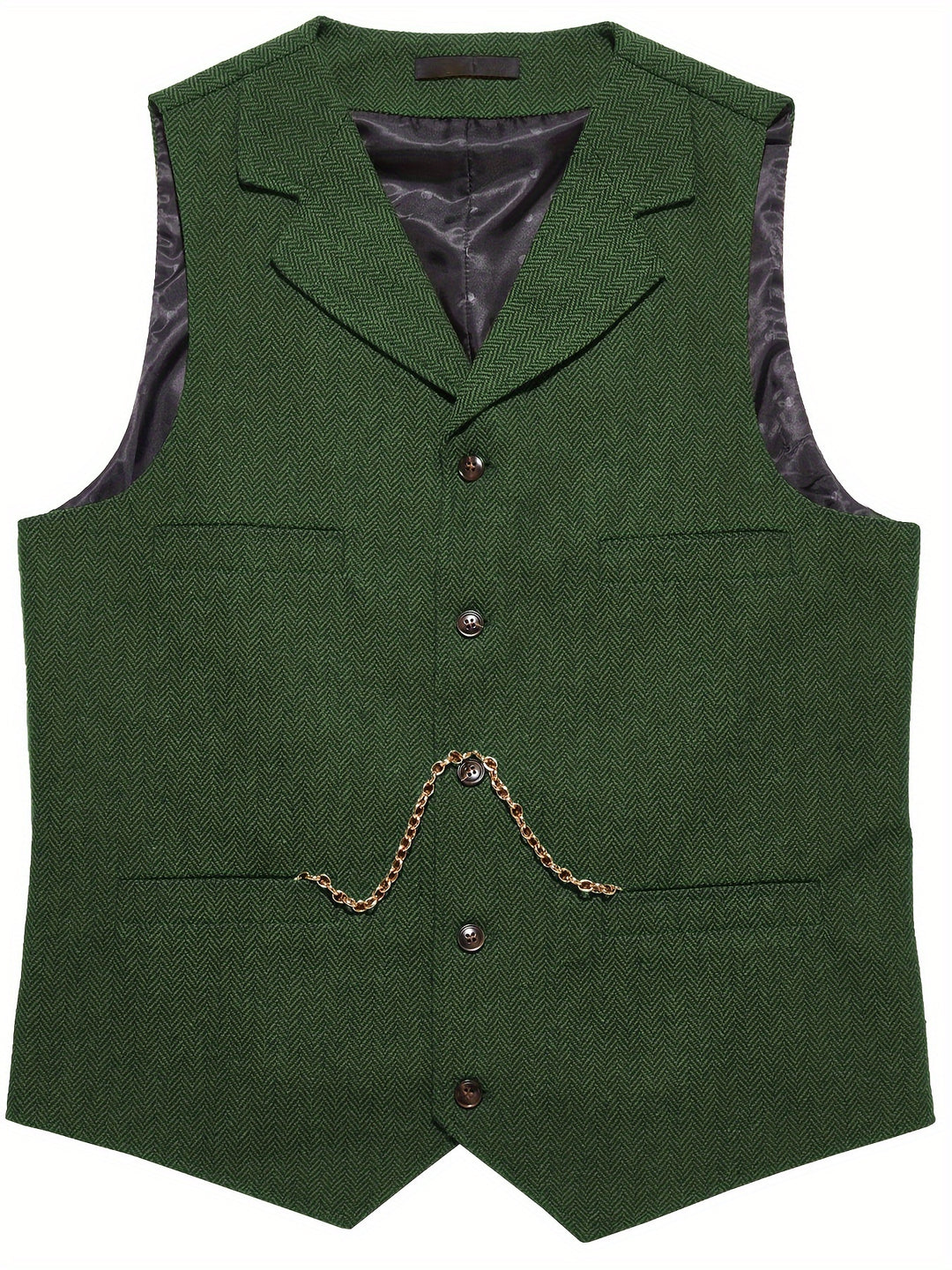 Ambrose | Herringbone Tailored Waistcoat