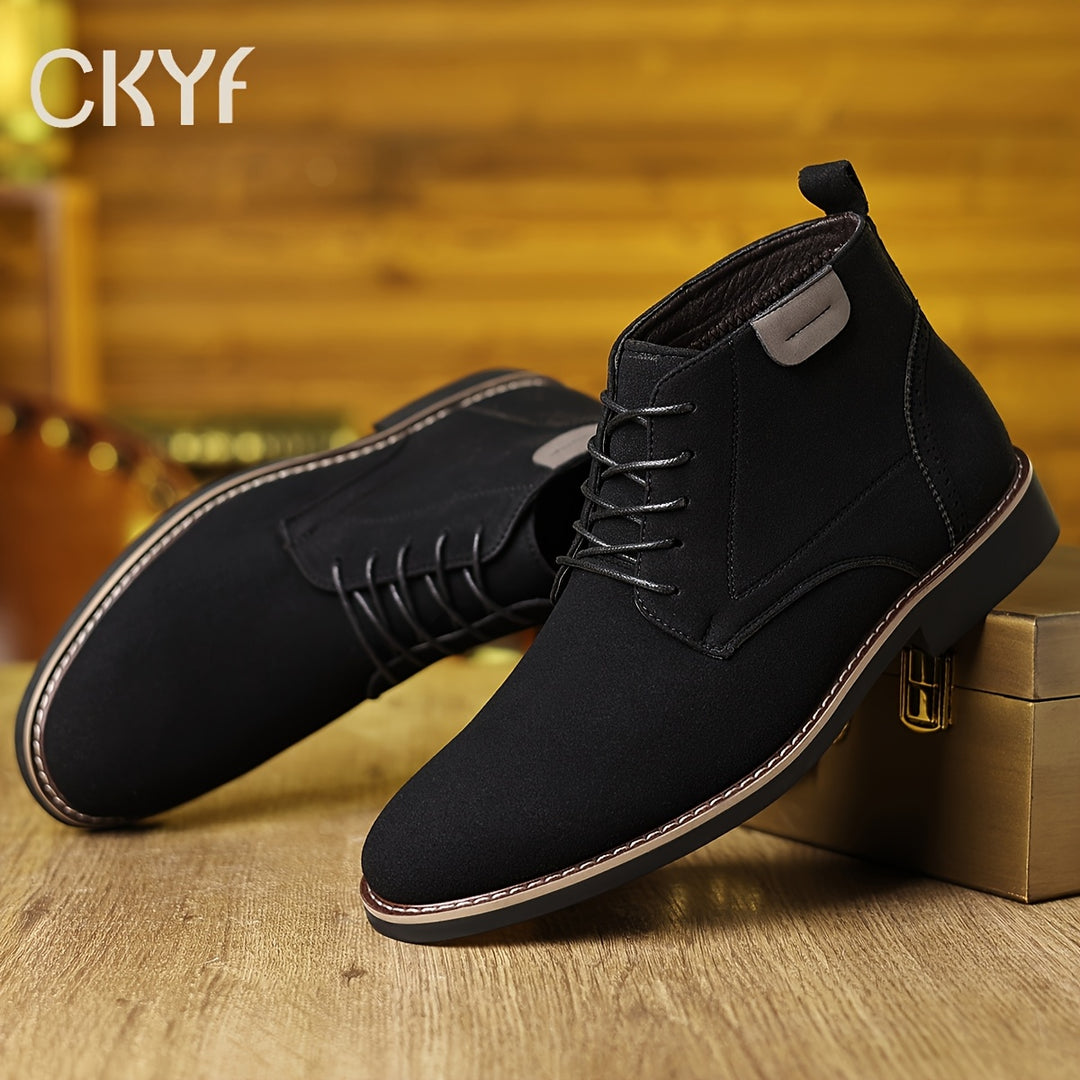 Carter | Refined Lace-Up Ankle Boots