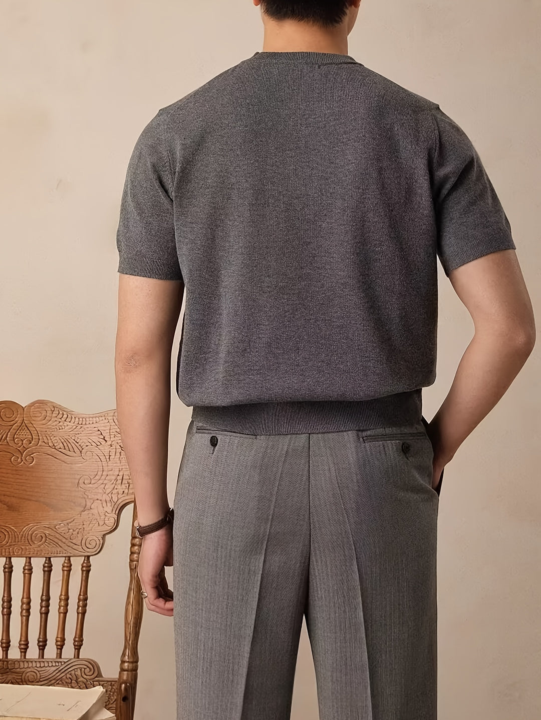 Emerson | Refined Crew-Neck Short-Sleeve Top