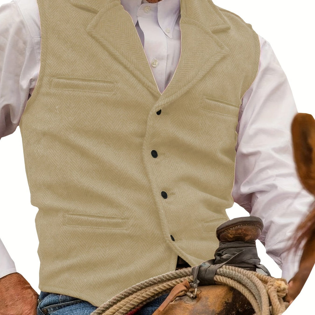 Waylon | Heritage Herringbone Vest