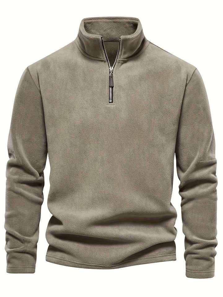 Fletcher | Stand-Collar Half-Zip Pullover