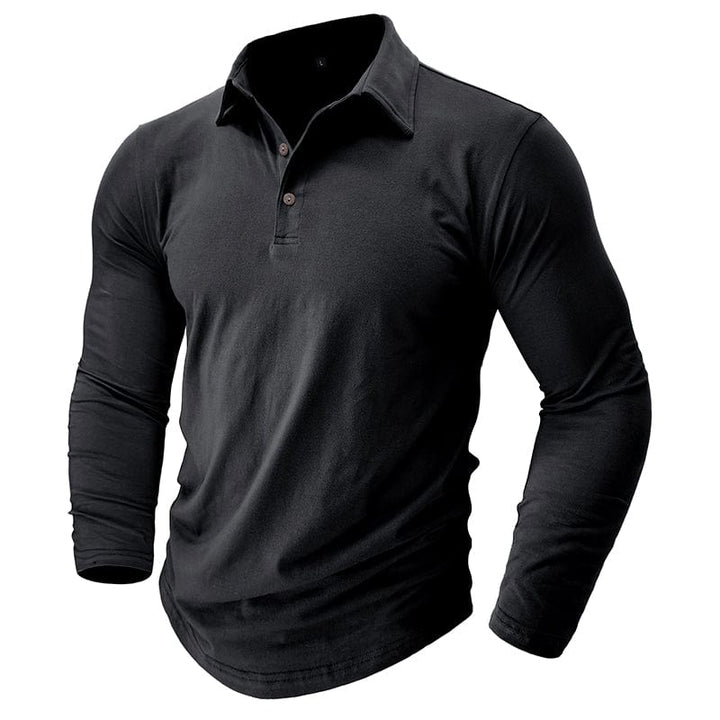 Travis Owen | Stylish Premium Long-Sleeve Polo