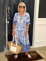 Rosalie | V Neck Floral Summer Dress
