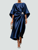 Eliza | Elegant Draped Evening Dress