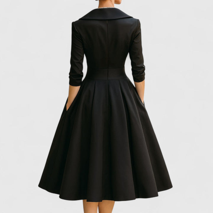 Ashley | Elegant Silhouette Midi Dress