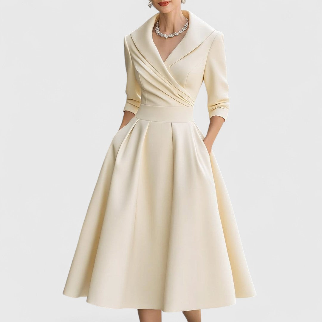 Ashley | Elegant Silhouette Midi Dress